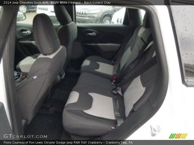Rear Seat of 2014 Cherokee Sport 4x4