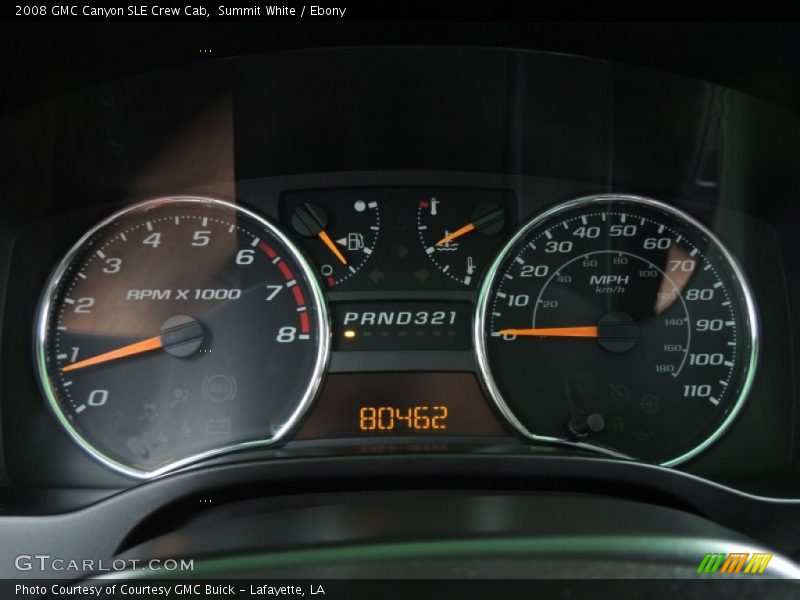  2008 Canyon SLE Crew Cab SLE Crew Cab Gauges