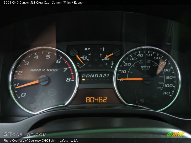  2008 Canyon SLE Crew Cab SLE Crew Cab Gauges