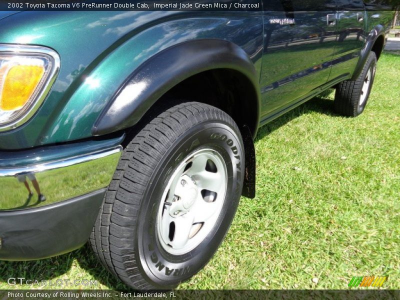 Imperial Jade Green Mica / Charcoal 2002 Toyota Tacoma V6 PreRunner Double Cab