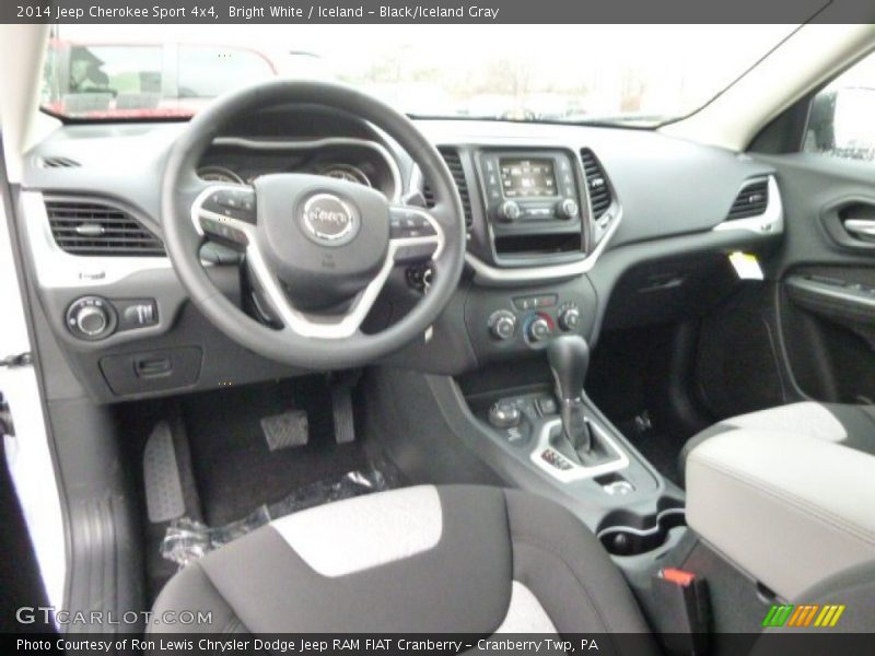 Iceland - Black/Iceland Gray Interior - 2014 Cherokee Sport 4x4 