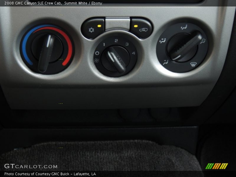 Summit White / Ebony 2008 GMC Canyon SLE Crew Cab