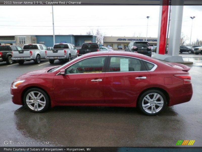 Cayenne Red / Charcoal 2013 Nissan Altima 3.5 SL