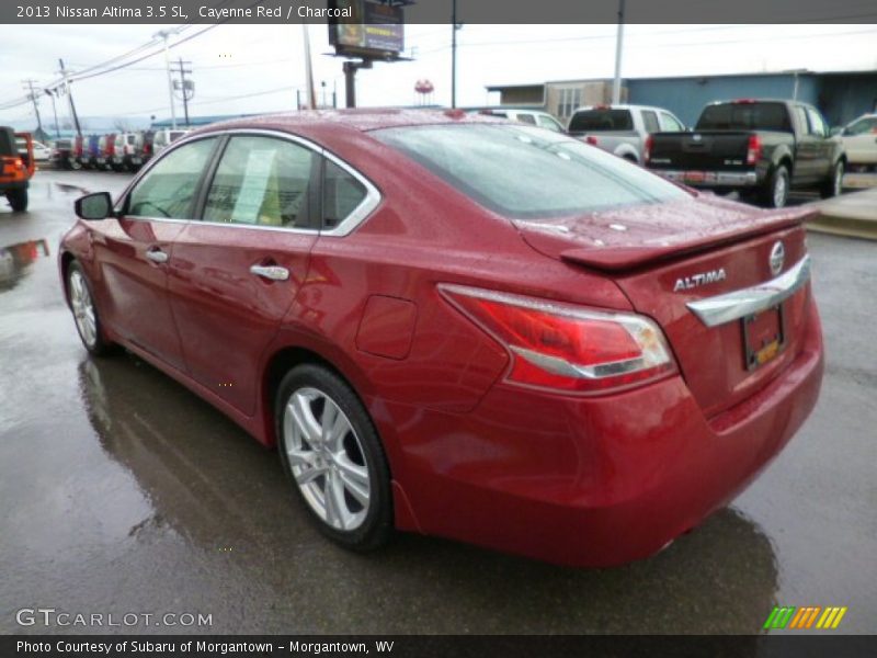 Cayenne Red / Charcoal 2013 Nissan Altima 3.5 SL