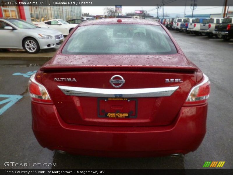 Cayenne Red / Charcoal 2013 Nissan Altima 3.5 SL
