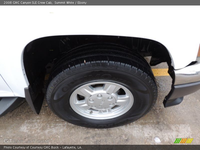 Summit White / Ebony 2008 GMC Canyon SLE Crew Cab