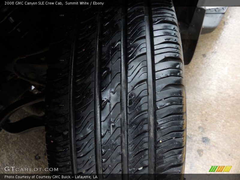 Summit White / Ebony 2008 GMC Canyon SLE Crew Cab