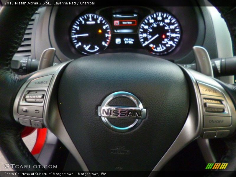 Cayenne Red / Charcoal 2013 Nissan Altima 3.5 SL