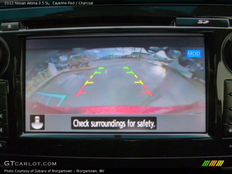 Cayenne Red / Charcoal 2013 Nissan Altima 3.5 SL