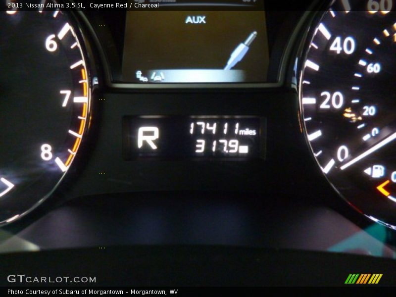 Cayenne Red / Charcoal 2013 Nissan Altima 3.5 SL