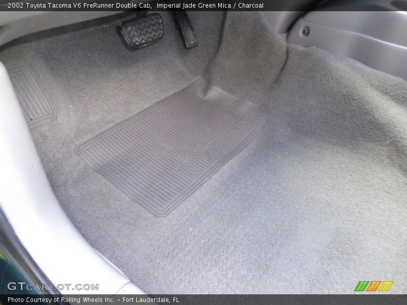 Imperial Jade Green Mica / Charcoal 2002 Toyota Tacoma V6 PreRunner Double Cab