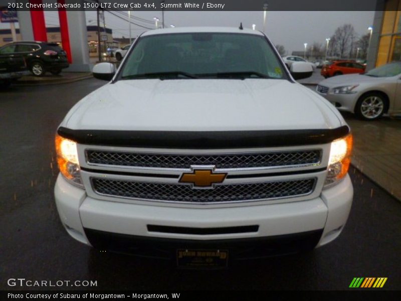 Summit White / Ebony 2012 Chevrolet Silverado 1500 LTZ Crew Cab 4x4