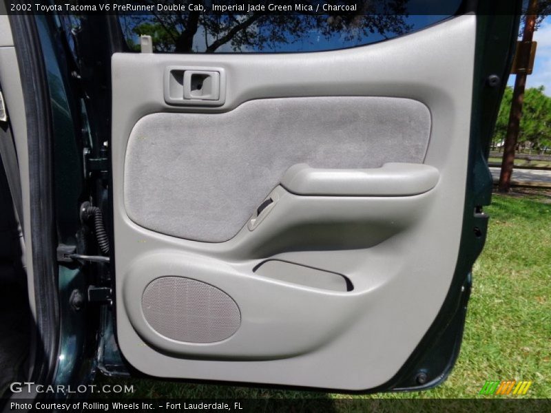 Imperial Jade Green Mica / Charcoal 2002 Toyota Tacoma V6 PreRunner Double Cab