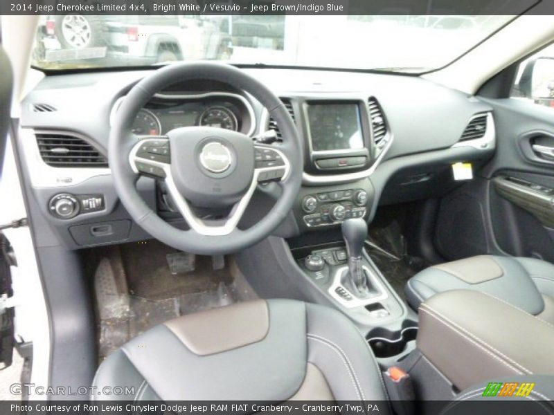 Vesuvio - Jeep Brown/Indigo Blue Interior - 2014 Cherokee Limited 4x4 