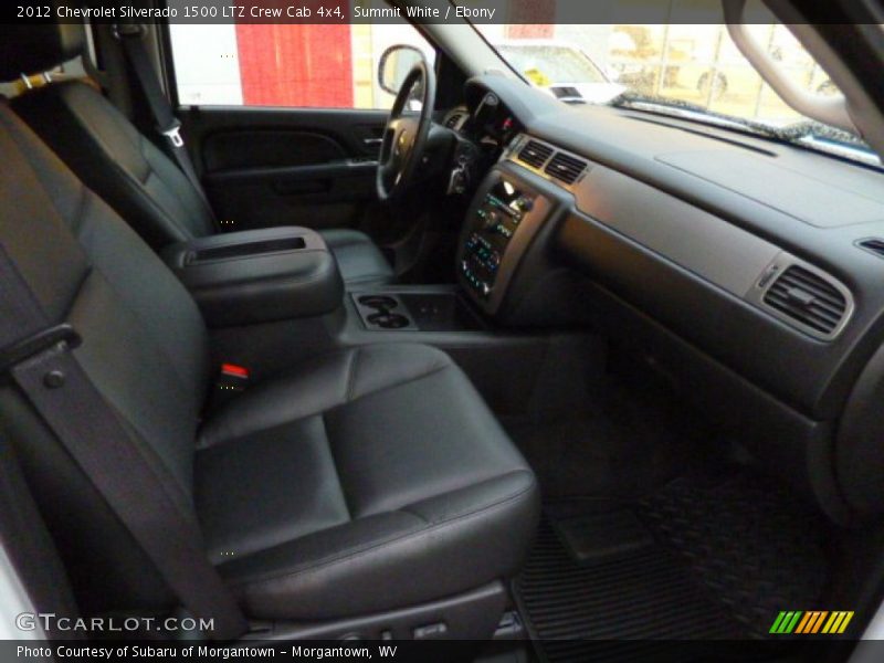 Summit White / Ebony 2012 Chevrolet Silverado 1500 LTZ Crew Cab 4x4