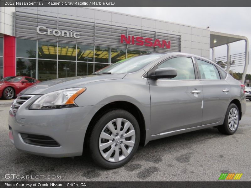 Magnetic Gray Metallic / Marble Gray 2013 Nissan Sentra S