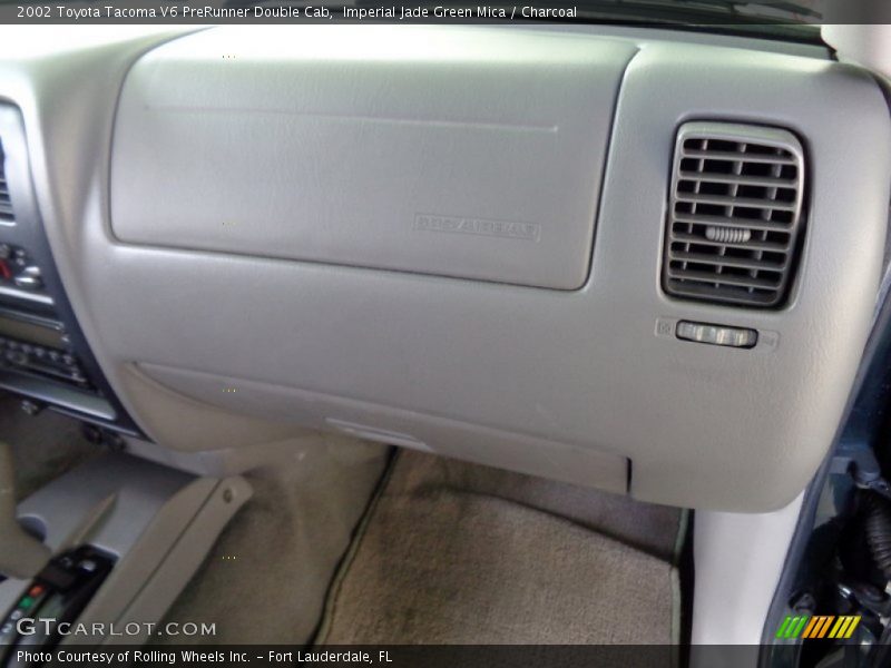 Imperial Jade Green Mica / Charcoal 2002 Toyota Tacoma V6 PreRunner Double Cab