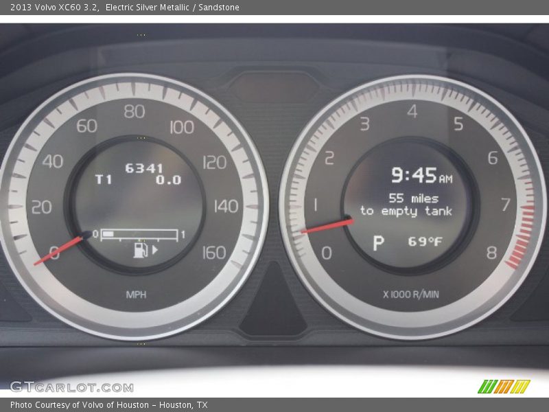 Electric Silver Metallic / Sandstone 2013 Volvo XC60 3.2