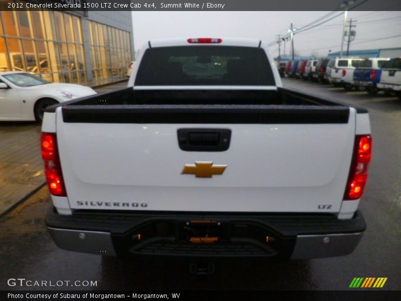Summit White / Ebony 2012 Chevrolet Silverado 1500 LTZ Crew Cab 4x4