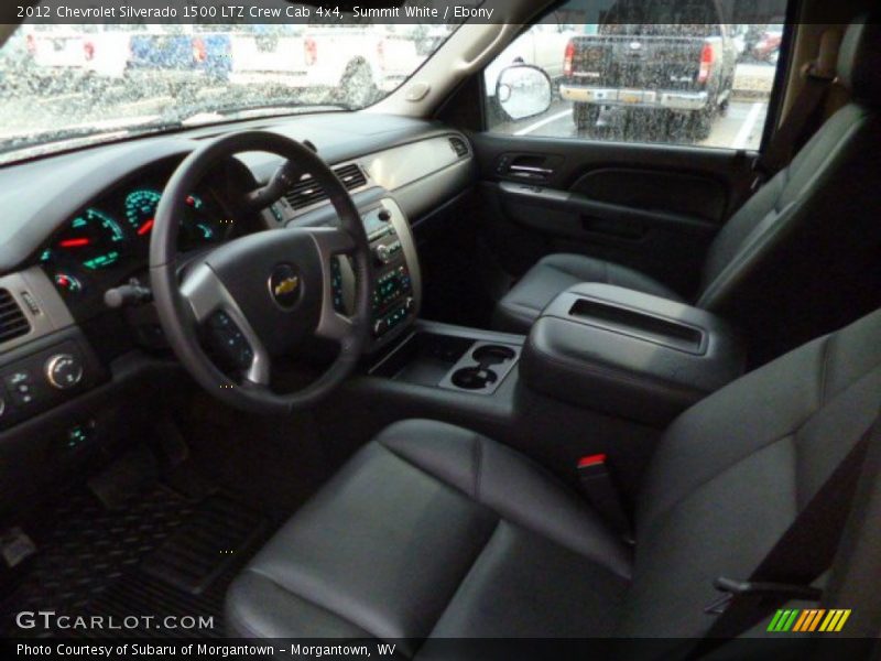  2012 Silverado 1500 LTZ Crew Cab 4x4 Ebony Interior