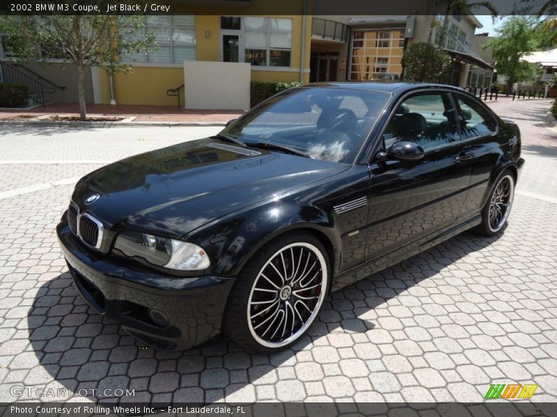 Jet Black / Grey 2002 BMW M3 Coupe