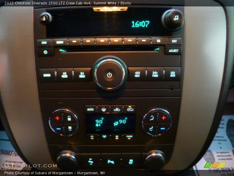 Controls of 2012 Silverado 1500 LTZ Crew Cab 4x4