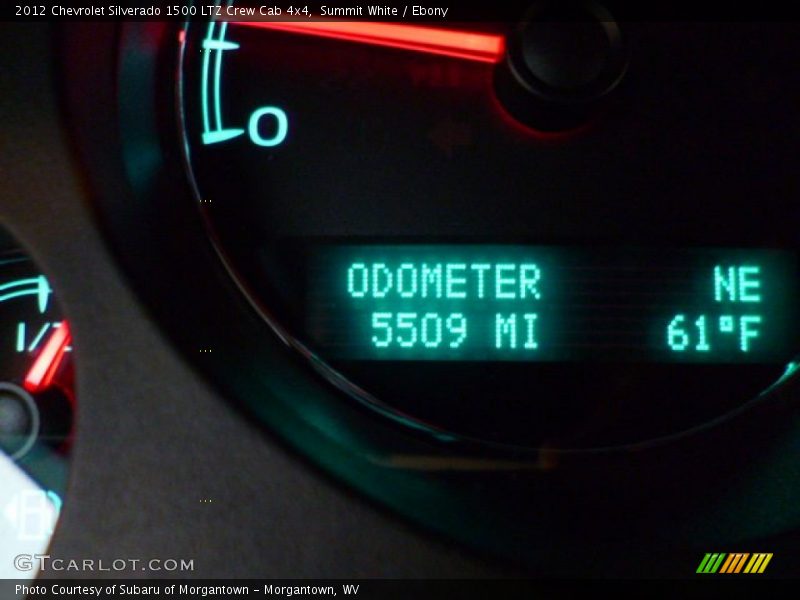 Summit White / Ebony 2012 Chevrolet Silverado 1500 LTZ Crew Cab 4x4