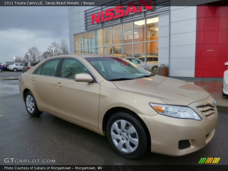 Sandy Beach Metallic / Bisque 2011 Toyota Camry LE