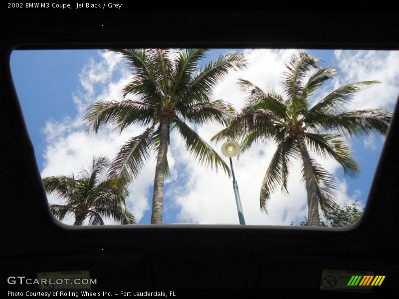 Jet Black / Grey 2002 BMW M3 Coupe