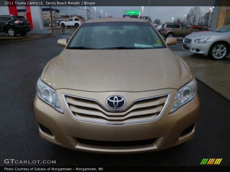 Sandy Beach Metallic / Bisque 2011 Toyota Camry LE