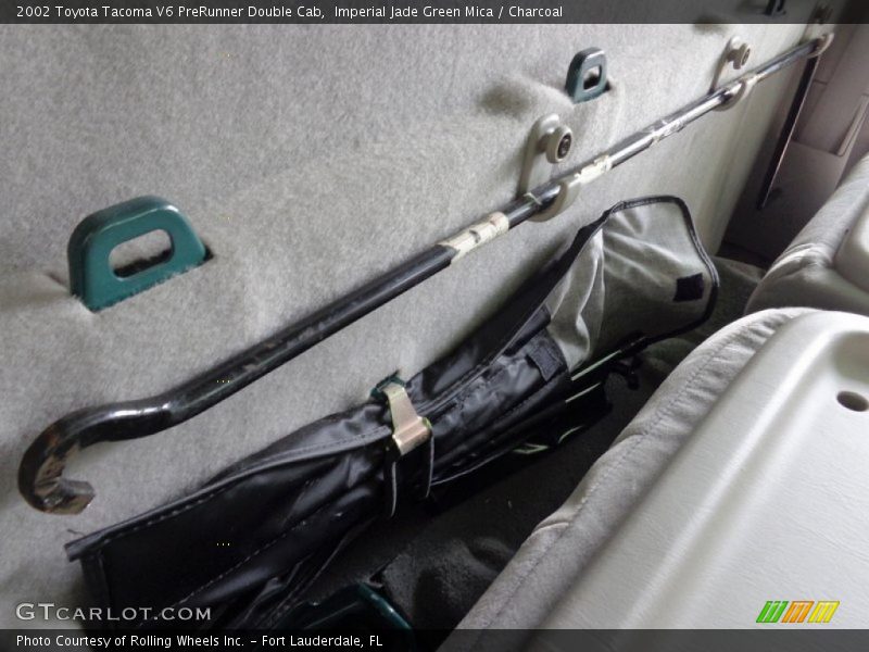 Imperial Jade Green Mica / Charcoal 2002 Toyota Tacoma V6 PreRunner Double Cab