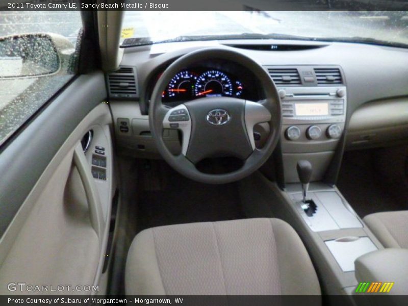 Sandy Beach Metallic / Bisque 2011 Toyota Camry LE