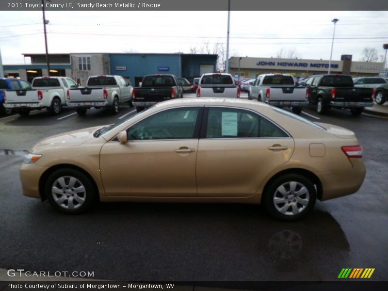 Sandy Beach Metallic / Bisque 2011 Toyota Camry LE