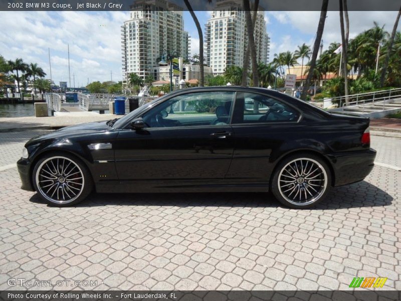 Jet Black / Grey 2002 BMW M3 Coupe