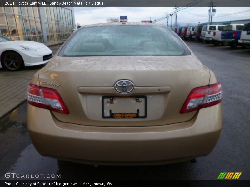 Sandy Beach Metallic / Bisque 2011 Toyota Camry LE
