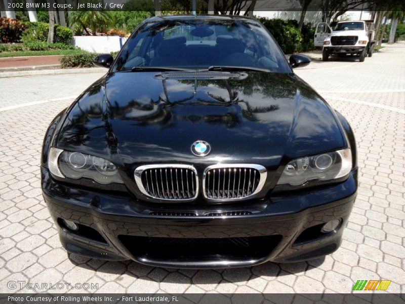 Jet Black / Grey 2002 BMW M3 Coupe