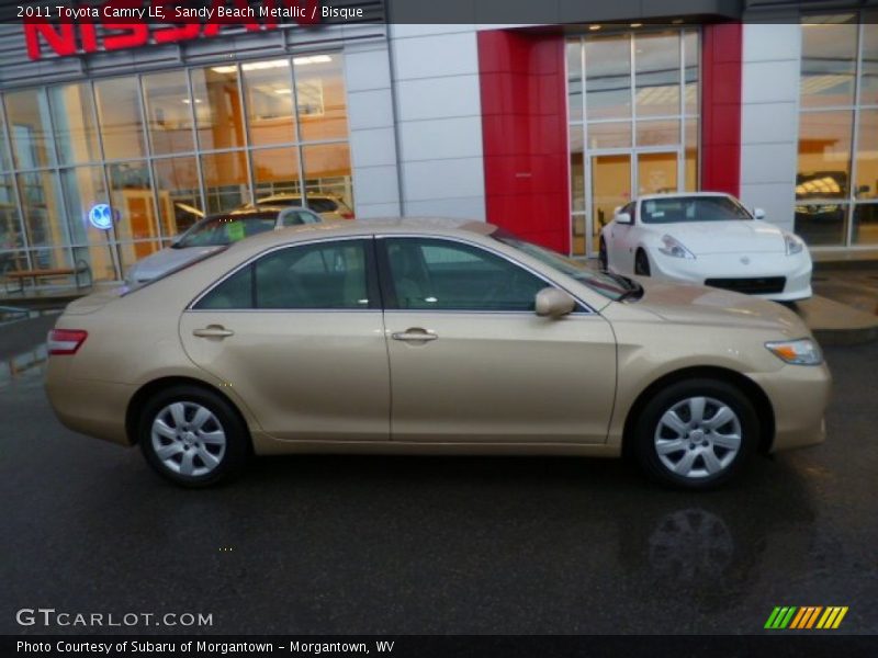 Sandy Beach Metallic / Bisque 2011 Toyota Camry LE