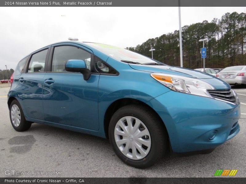 Metallic Peacock / Charcoal 2014 Nissan Versa Note S Plus