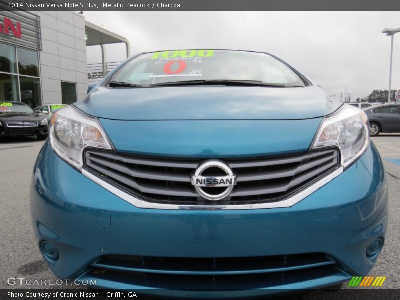 Metallic Peacock / Charcoal 2014 Nissan Versa Note S Plus