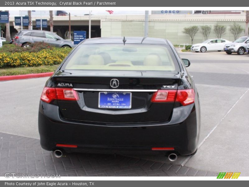 Crystal Black Pearl / Parchment 2013 Acura TSX Technology