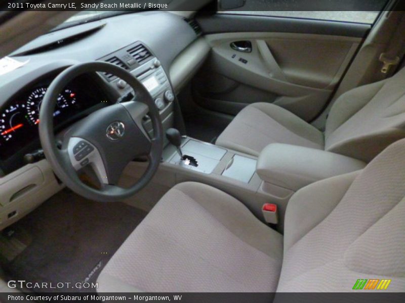 Sandy Beach Metallic / Bisque 2011 Toyota Camry LE