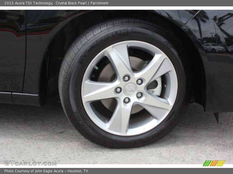 Crystal Black Pearl / Parchment 2013 Acura TSX Technology