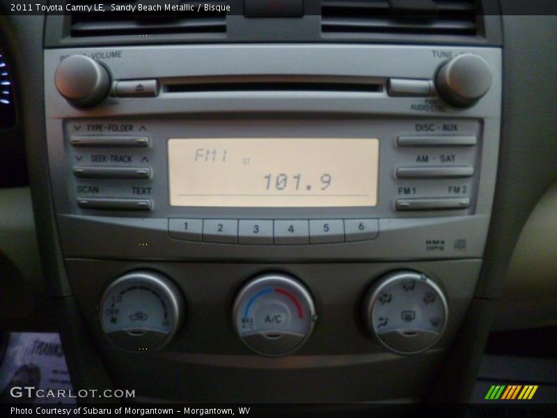 Sandy Beach Metallic / Bisque 2011 Toyota Camry LE