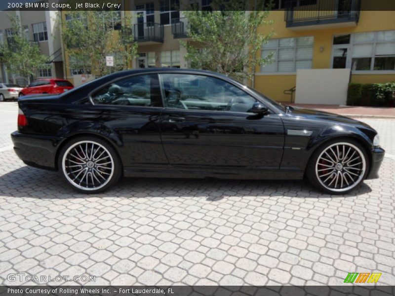 Jet Black / Grey 2002 BMW M3 Coupe