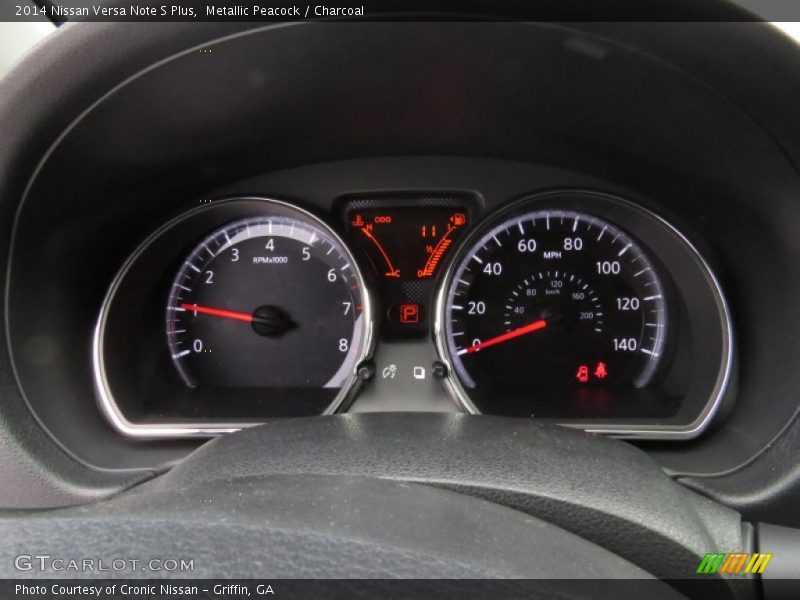 Metallic Peacock / Charcoal 2014 Nissan Versa Note S Plus