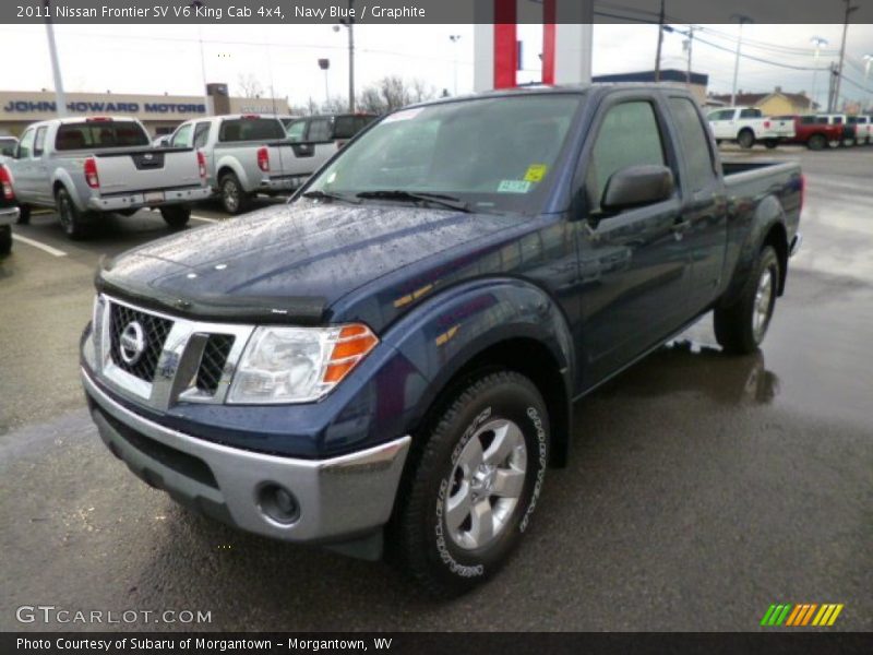 Navy Blue / Graphite 2011 Nissan Frontier SV V6 King Cab 4x4