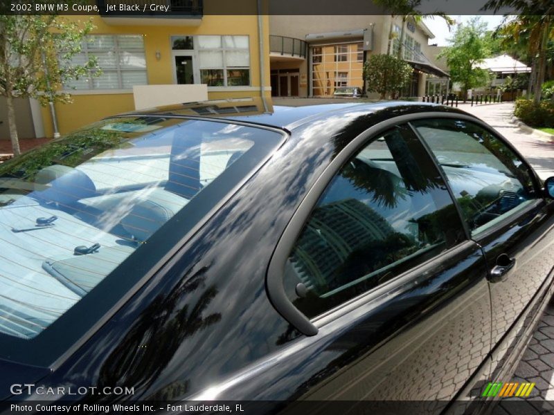 Jet Black / Grey 2002 BMW M3 Coupe