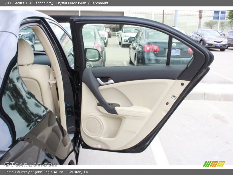 Crystal Black Pearl / Parchment 2013 Acura TSX Technology