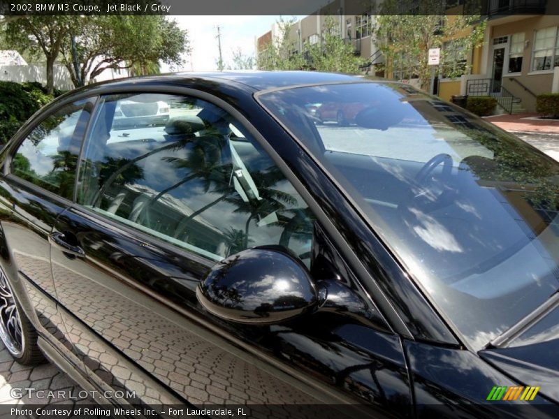 Jet Black / Grey 2002 BMW M3 Coupe