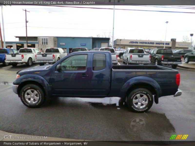 Navy Blue / Graphite 2011 Nissan Frontier SV V6 King Cab 4x4